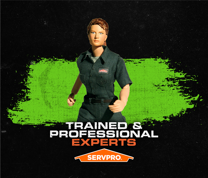 servpro poster  training female in uniform
